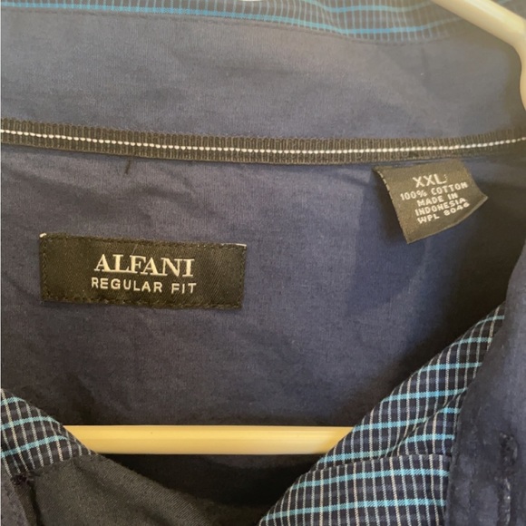 NWOT set of 3 Alfani short sleeve button down shirts size XXL - Picture 5 of 7